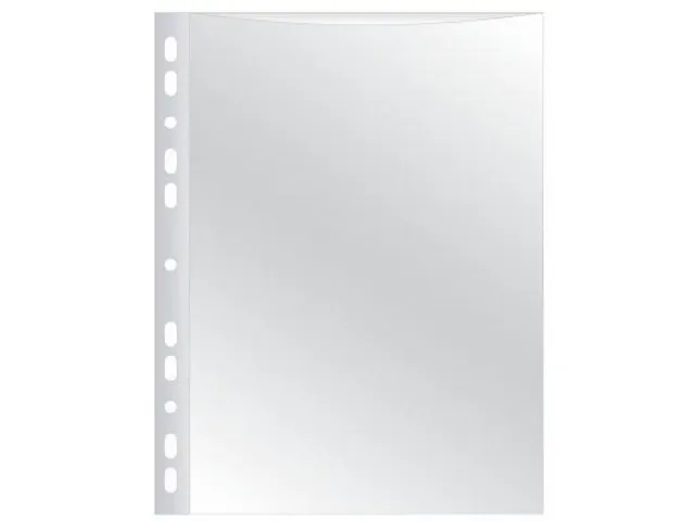 Geperforeerde Showtas A4 11-gaats Glashelder 50mic Pak 25 Stuks