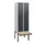 locker met bank,HxBxD 1950x600x815mm,2vak,vak B 300mm,draaigrendel
