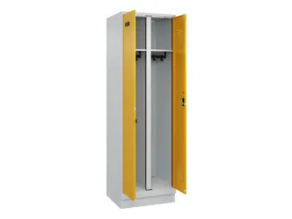 locker voor scheiding van kleding,HxBxD 1950x600x500mm,2vak - 1
