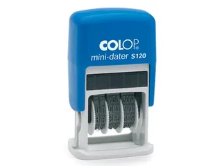 Datumstempel Colop Mini-Dater S120 4mm zwart - 1