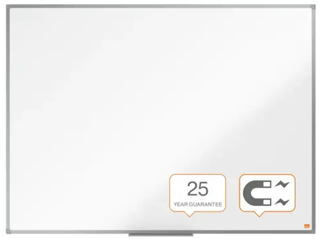 Whiteboard Emaille Nobo 90x120cm Emaille Staal