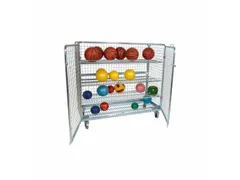 ballenwagen,draagverm. 500kg,HxLxB 1400x1500x620mm,3gaaswanden,deur