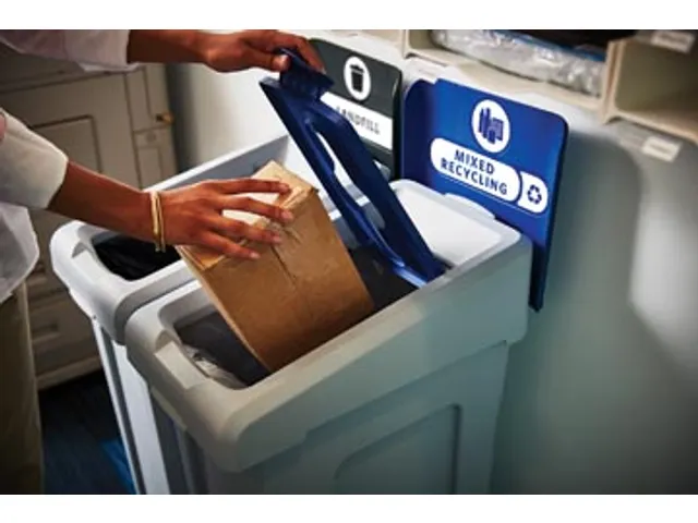 Slim Jim Afval/papier/gemengd 87 liter grijs