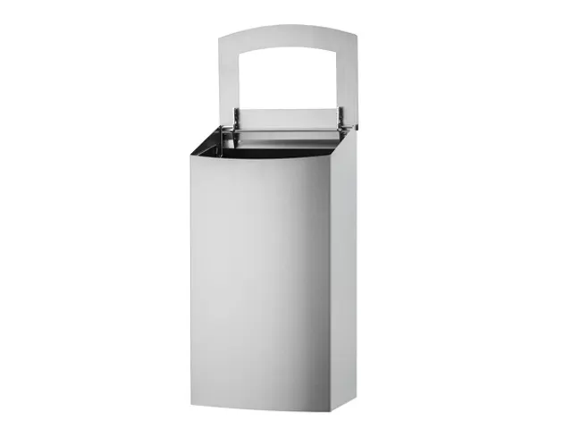 Afvalbak RVS anti-fingerprint coating Open 56 Liter