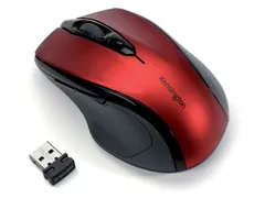 Muis Kensington Pro Fit draadloos rood rechts