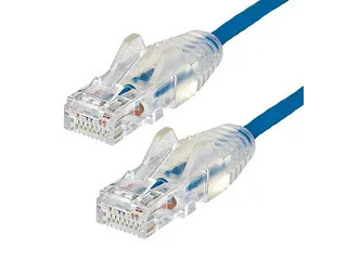 CAT6 netwerkkabel 0.5 Meter RJ45 connector Blauw - 1