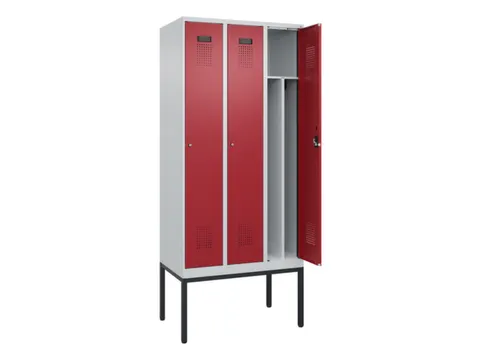 locker voor scheiding van kleding,HxBxD 2120x900x500mm,3vak