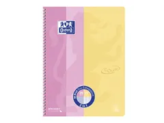 Bloc de cours Oxford Touch Duo A4+ ligné/carreau 5mm 160 pages