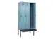 locker met bank,voor scheiding van kleding,HxBxD 2120x900x815mm,3vak