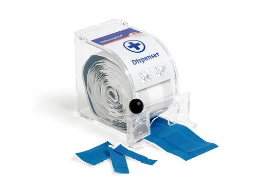 Detectaplast dispenser met snijrand voor rol 5mtr/6cm, p/st