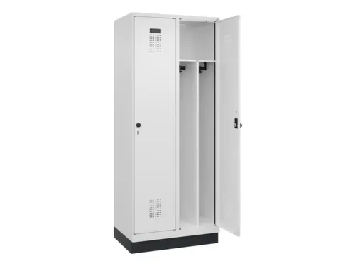 locker voor scheiding van kleding,HxBxD 1950x800x500mm,2vak