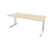 In hoogte verstelbaar bureau,HxBxD 720-840x1800x800mm,NE-esdoorn