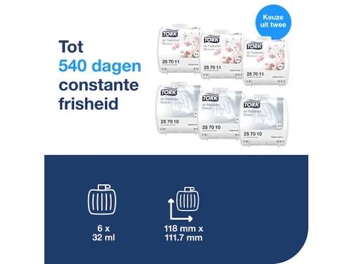 Luchtverfrisser Tork A3 Premium constant assorti 257013