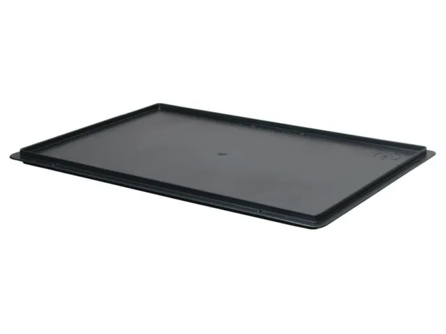 couvercle indépendant PP p. bac gerbable ESD lxP 600x400mm noir