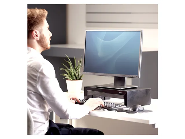 Monitorstandaard Fellowes Designer Suites zwart
