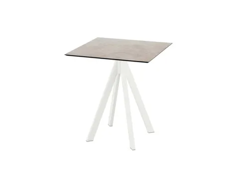 bistrotafel,HxBxD 730x700x700mm,rechthoekig,4voeten wit