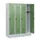 schoollocker,HxBxD 1630x1200x500mm,4vak,vak B 300mm,draaigrendel