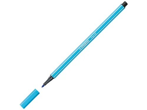 Viltstift STABILO Pen 68 Arty medium assorti blik à 66 stuks