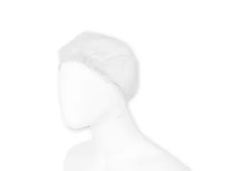 Haarnet Hynex clip non-woven wit pp 100 stuks - 3