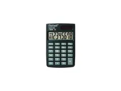 Calculator Rebell-SHC108-BX zwart pocket