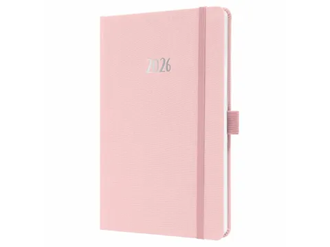 Weekagenda Feel A5 2026 (NL/FR/EN/DU) Soft Rose Hardcover