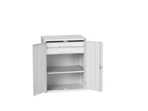 universele kast,HxBxD 1000x800x550mm,1xStalen bodem,2lade(n)