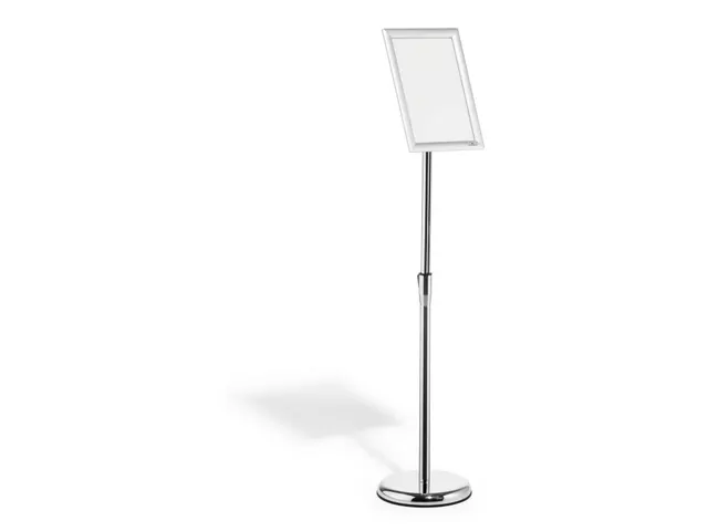 Vloerstandaard met aluminium kliklijst A4