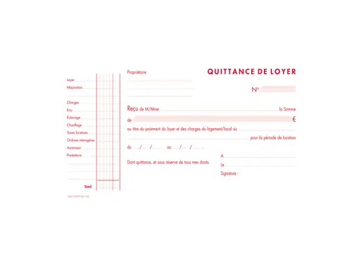 Manif Huurkwitant.12 ,5x21 50bl tripli FR