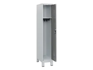 schoollocker,HxBxD 1630x300x500mm,1vak,vak B 300mm,cil.-slot,voeten - 1