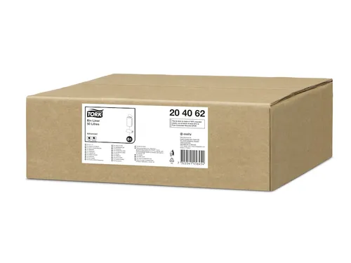 Afvalzak 50L B1 Dispenser 100% Recycled Transparant 10x25 rol 250st