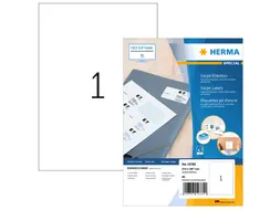 HERMA 10782 Inkjet etiketten A4 210x297mm Wit mat 80 stuks