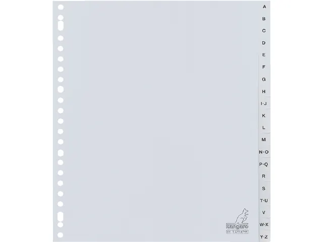 Tabbladen Kangaro A4 23-Gaats G420AZMB 20-Delig Alfabet Breed