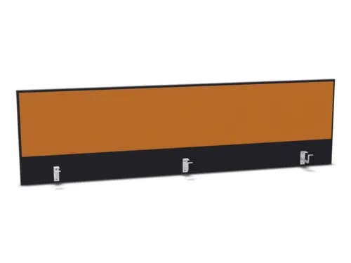 opzetpaneel,v. bureau,aanbouw achter,B 2000mm,CC-zwart,BN3005-geel