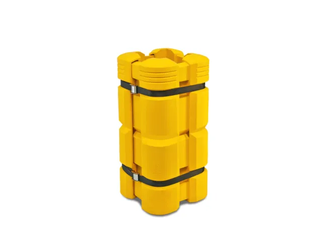 Protège-colonne,p. intérieur,HxlxP 1100x450-550x450-550mm,PE,jaune