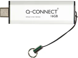 Q-connect USB stick type C 3.2 Gen1 16 GB Zilver