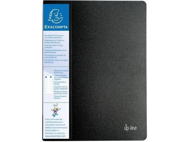 Showalbum Zwart Harde Pp 3 Zijden Up Line 20 Tassen