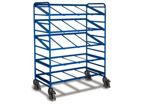 Etagewagen 250kg Euronormbakken 1695x1350x665mm 5 Etages Open Frame