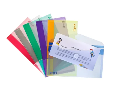 Enveloptas Djois Color Collection 250x135mm horizontaal assorti