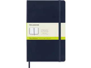 Notitieboek Moleskine large 130x210mm blanco hard cover sapphire blue - 1