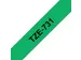 Ruban de lettrage Brother P-Touch TZe-731 standard 12mm noir sur vert