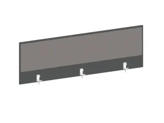 baliepaneel bureau aanbouw achter MS-donkergrijs BN8078-grijs 1400mm - 1