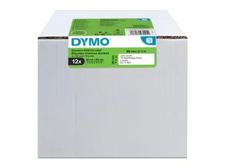 Etiket Dymo 99010 adressering 28x89mm 12 rollen á 130 stuks wit - 1