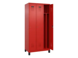 locker voor scheiding van kleding,HxBxD 1950x900x500mm,3vak - 1