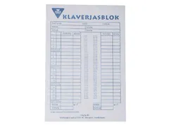 Scoreblok Klaverjas 50 vel