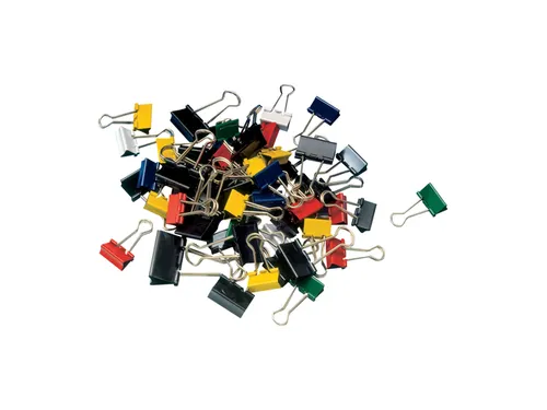 Papierklem MAUL 215 foldback 19mm capaciteit 7mm assorti