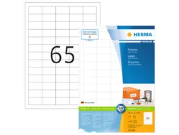 HERMA 4606 Premium etiketten A4 38,1x21,2mm Wit 13000 stuks