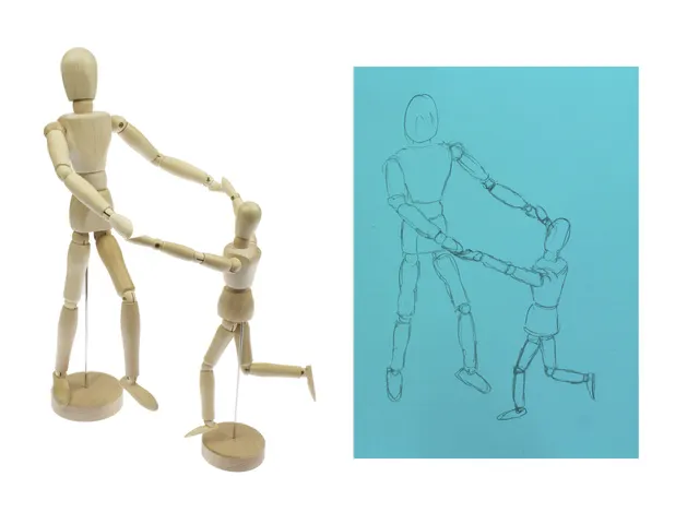 Ledenpop Kangaro 20 cm In koker