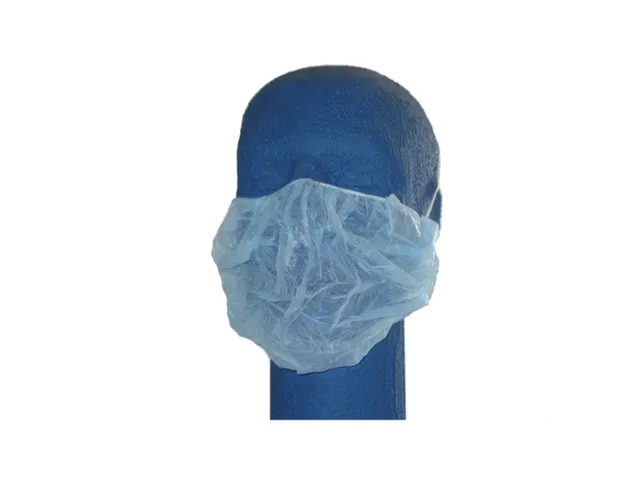 Intersafe baardmasker wit 10x dispenser van 100 stuks