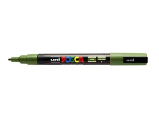 Verfstift Posca PC3M Fijne punt 0,9-1,3mm Kaki - 1