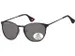 Zonnebril Montana met smoke gepolariseerd rond glas en metalen pootje